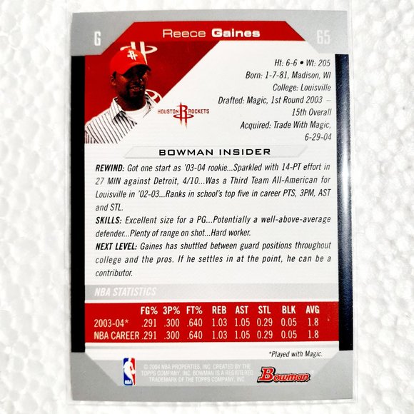 Houston Rockets  6 Card Lot - BKBL [11_1] - Picture 8 of 14